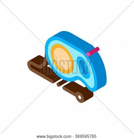 Hand Leash Icon Vector. Isometric Hand Leash Sign. Color Isolated Symbol Illustration