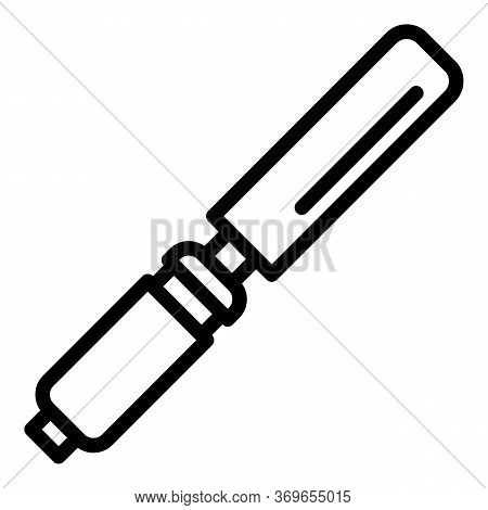 Craft Chisel Icon. Outline Craft Chisel Vector Icon For Web Design Isolated On White Background