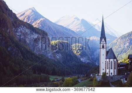 Famous Church At The Heiligenblut Town