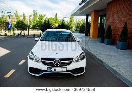 Chisinau, Moldova; June 02, 2020. Mercedes-benz Club Festival In Moldova. Mercedes-benz  E Class W 2