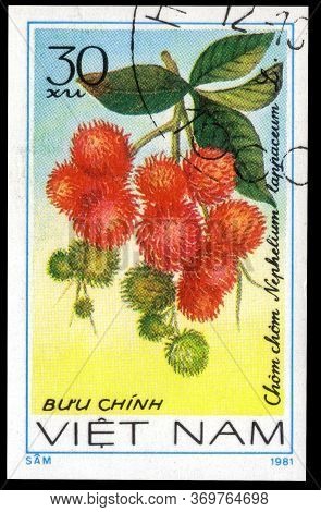 Saint Petersburg, Russia - May 31, 2020: Postage Stamp Issued In The Vietnam With The Image Of The R