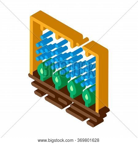 Spray Plant Tool Icon Vector. Isometric Spray Plant Tool Isometric Sign. Color Isolated Symbol Illus