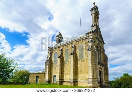 The Chapel Of Mont Brouilly, In Beaujolais, Rhone Department, France