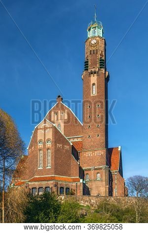 Engelbrekts Church Built In The Art Nouveau Style In 1914 In Stockholm, Sweden