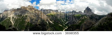 Panorama en Dolomitas