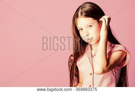 Cute Beauty. Childrens Day. Child Psychologist. Pretty Little Girl. Childhood Concept. Small Girl. S
