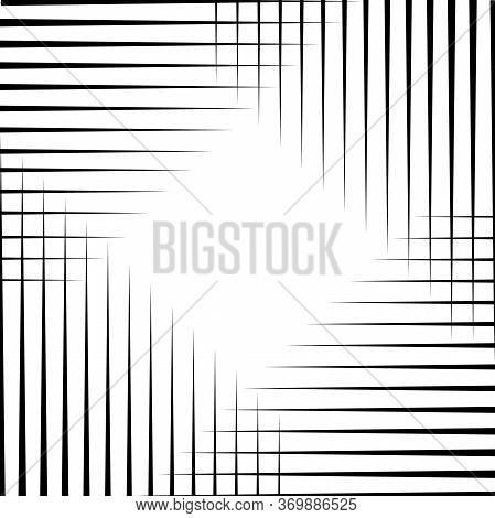 Oblique Sharp Lines Background, Diagonal Lines Edgy Pattern. Modern Decoration Eps10 Vector.