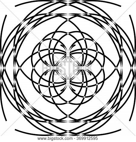 Clock Dial Black Flying Wheel Spining Structure Bow Tie Frame On Transparent Background With Stelar 