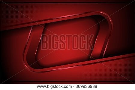 Red Abstract Modern With Overlap Background Layer Design.