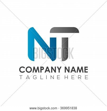 Initial Letter Nt Logo Design Vector Template. Creative Abstract Nt Letter Logo Design