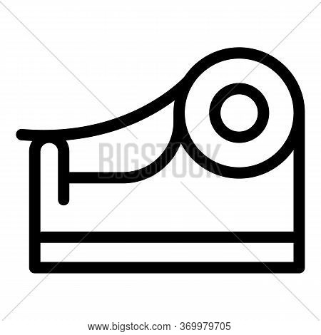 Electrical Tape Dispenser Icon. Outline Electrical Tape Dispenser Vector Icon For Web Design Isolate