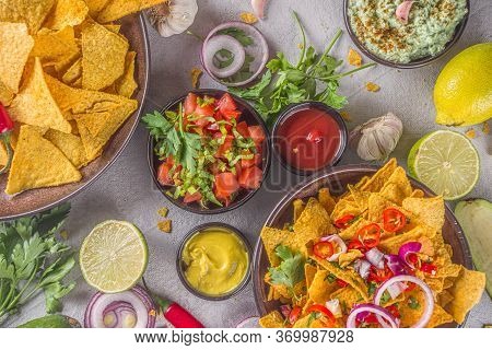 Nachos Chips With Dips