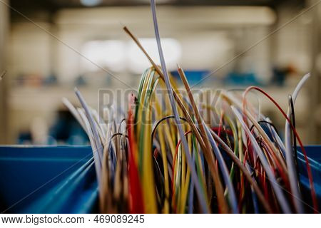 Industrial Cable Colours In Factory