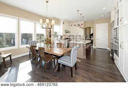 Modern Kitchen Has Been Remodeled With New Countertops, Appliances And Cabinets