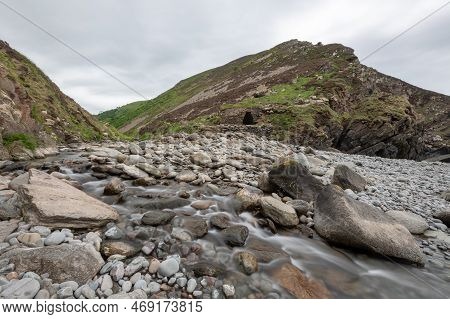 Heddons Mouth In Exmoor National Park