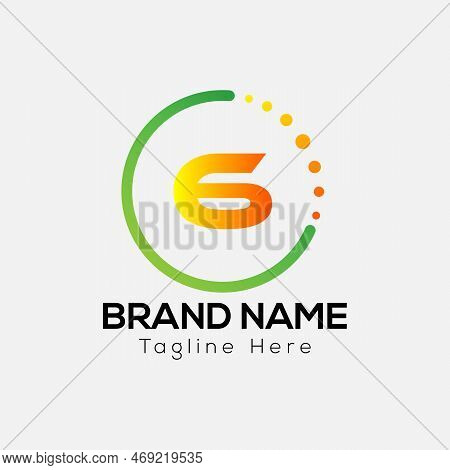 Abstract 6 Letter Modern Initial Logo Design Template