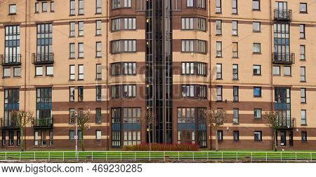 Council Flats In Poor Housing Estate With Many Social Welfare Issues In Linwood