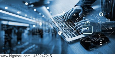 Cybersecurity And Privacy Concept Of Data Protection, Secure Encryption Technology, Secure Internet 