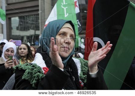Syrian protest in Toronto.