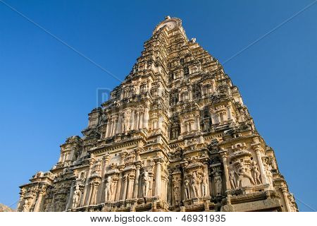 Virupaksha 사원 Hampi, 카, 인도에서