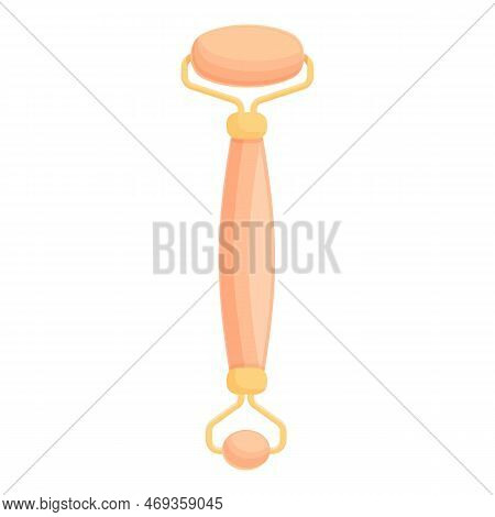 Care Facial Roller Icon Cartoon Vector. Face Skin. Beauty Tool