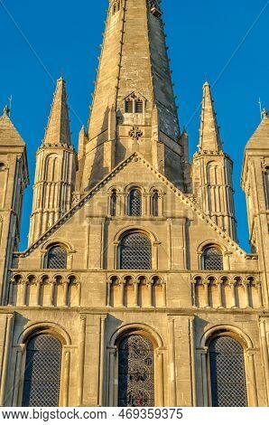 View Of The Norwich Cathedral, Uk