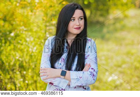European, Ukraine, Portrait, Outfit, Day, Green, Spring, Leisure, Vacation, Collection, Clothes, Sty