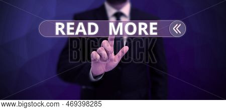 Writing Displaying Text Read More. Word Written On Provide More Time Or Thorough Reading For A Speci