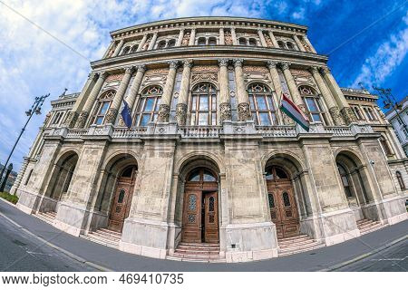 Budapest, Hungary-oct. 15, 2022:library Of The Hungarian Academy Of Sciences, Special Collections.bu