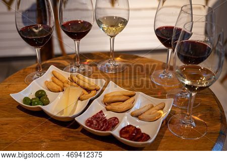 Tasting Of Different Rioja Wines, Visit Of Winery Cellars, Rioja Wine Making Region, Spain