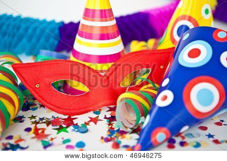 Bunte Party-Props