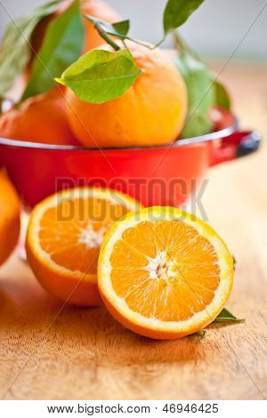 Frischen Orangen