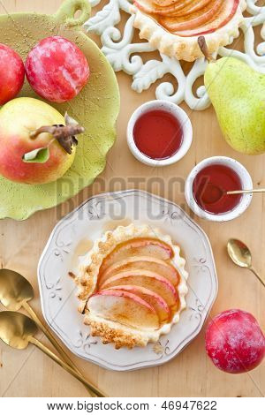 Frischer Apfelkuchen