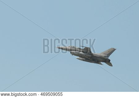 Nakhon Pathom, Thailand - January 14, 2023 : Stunt Flying, The Performance Of Aerial Feats Requiring