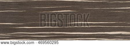 Dark Brown Zebrano Exotic Wood Panel Texture Pattern