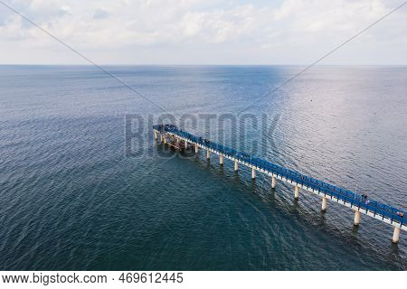 Aerial View Of A Zelenogradsk, Former Cranz, Coastal Resort, Zelenogradsky District, Kaliningrad Obl
