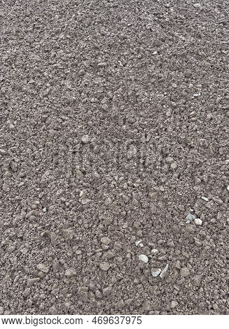 Crushed Stone Background Texture Construction Color Gray