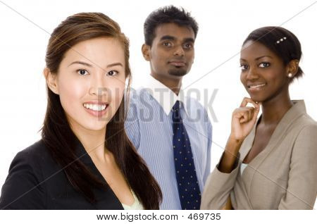 Équipe dynamique des entreprises