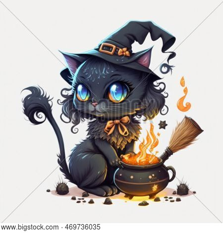 Beautiful And Colorful Cat Image Design / Cat Meme #8