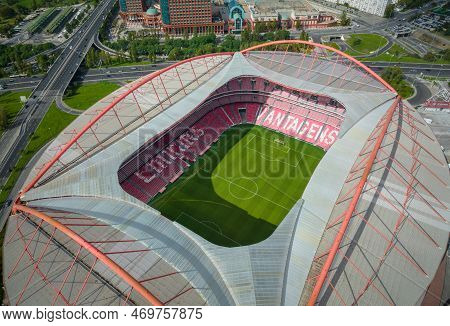 Lisbon, Portugal - October 22, 2022: Estadio Do Sport Lisboa E Benfica. Multi-purpose Stadium Locate