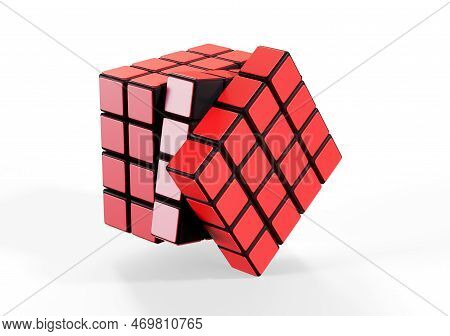 Black 3d Render Futuristic Cube Group, Concept, Cube, Variation, Shadow, Building, Fondo