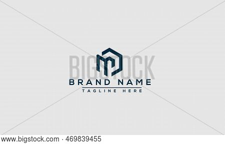 Md Logo Design Template Vector Graphic Branding Element.