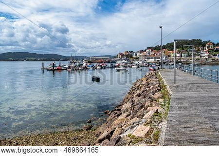 The Fishermen Village Of Camarinas In Galicia, Spain, Europe