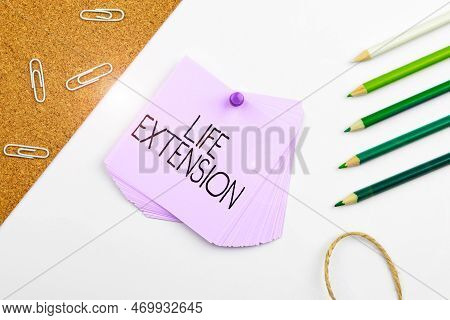 Conceptual Display Life Extension. Business Approach Able To Continue Working For Longer Than Others