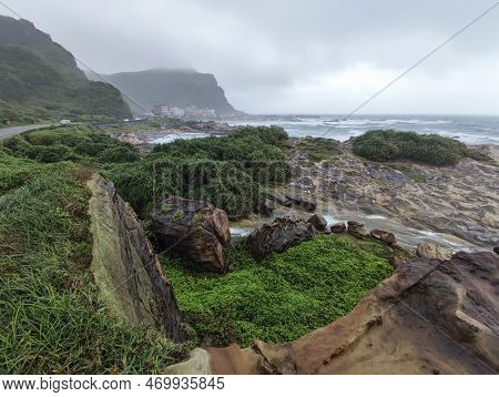 Nanya Lookout At Northern Taipei. It Is Noted For Its Fantastic Rock Formations And Sea-eroded Coral