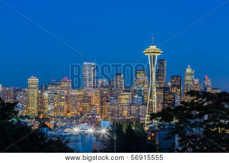 Seattle skyline, Washington USA