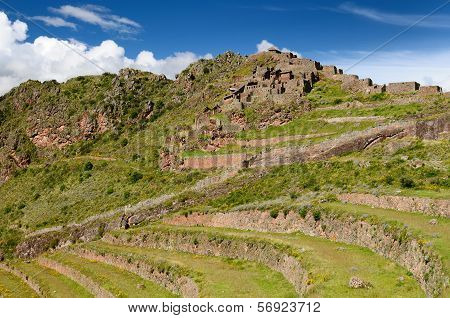Peru, Sacred Valley, Pisaq Inca Ruins