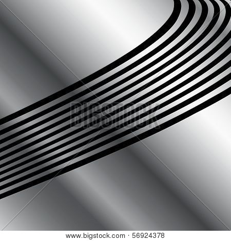Silver wave background