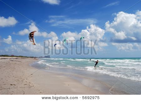 Kitesurfingu na Dania Beach