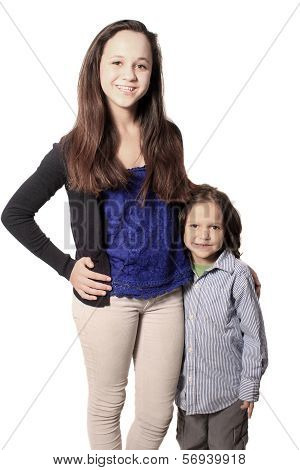 Brother And Sister Or Babysitter With Boy